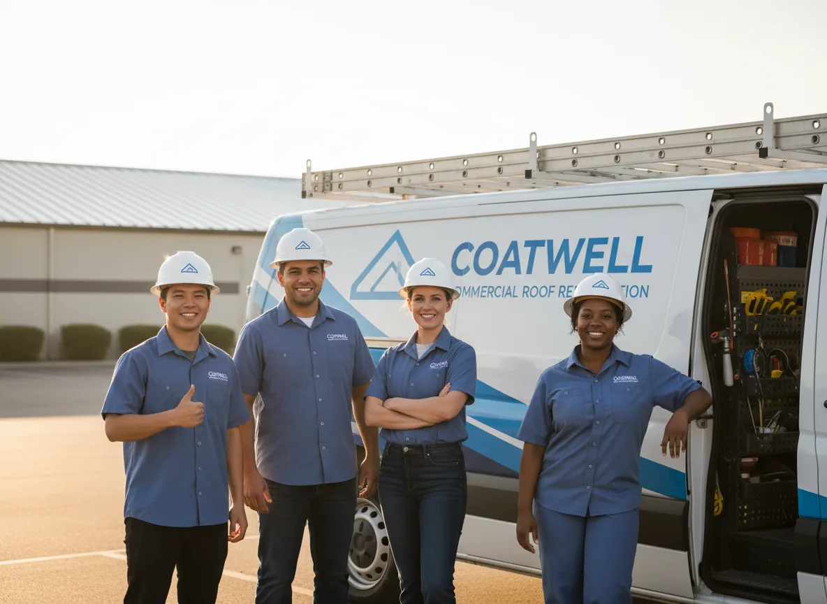 Commercial roof coating company in Archibald, LA